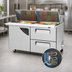 Thumbnail image #3 for Turbo Air Super Deluxe 60-1/4-Inch Two-Section Mega Top Sandwich/Salad Prep Table with 1 Door and 2 Drawers