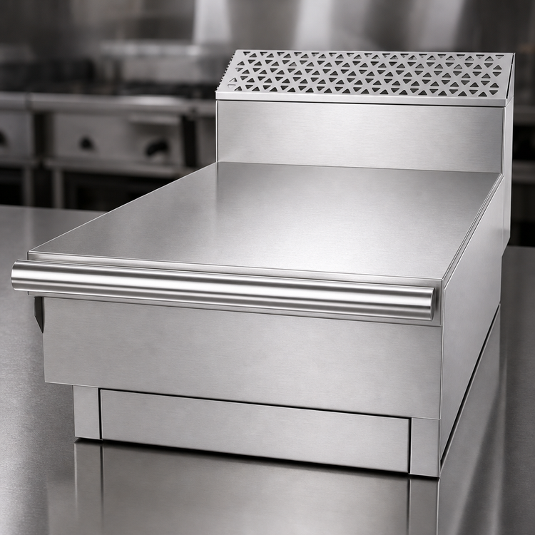 Product image #3 for Garland Cuisine Series 18-Inch Modular Spreader Top with Stainless Steel Front, Sides, and 7-Inch Stub Back