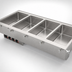 Thumbnail image #3 for Vollrath Four-Well Drop-In Electric Hot Food Well, 12 x 20 Full-Size Pans, Marine-Grade 316 Stainless, Thermostatic, 120V
