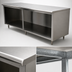 Thumbnail image #3 for Advance Tabco Special Value Economy Flat Top Open Base Work Table, 108-Inch W x 24-Inch D, 16 Gauge 304 Stainless Steel Top