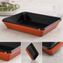Thumbnail image #4 for Mosaic™ Designer Displayware™ Melamine Rectangular Pasta Bowl, 2.9 Qt, 12 x 8.5 Inch, Black/Terra Cotta