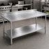 Thumbnail image #3 for Eagle Spec-Master 72-Inch x 36-Inch Stainless Steel Work Table with 4-1/2-Inch Backsplash and Adjustable Undershelf