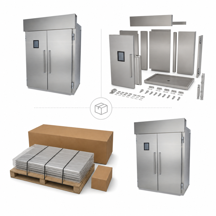Product image #3 for Doyon KDP21 Knockdown Roll-In Two-Section Proofer Cabinet with Digital Touchscreen Control