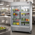 Thumbnail image #3 for Arctic Air AGR49 Two-Section Glass Door Reach-In Refrigerator, 49 Cu. Ft., Stainless Steel
