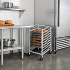 Thumbnail image #3 for Channel Manufacturing 429A Half-Height Side-Load Aluminum Bun Pan Rack on 5-Inch Casters, 7-Pan Capacity