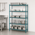 Thumbnail image #3 for EagleGard 5-Tier Starter Wire Shelving Unit, 30 x 18 x 74 Inches, Blue-Green Hybrid Epoxy Finish