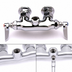Thumbnail image #3 for T&S Brass Double Pantry Wall-Mount Mixing Faucet, 3-3/8 Inch Centers, Less Nozzle