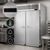 Thumbnail image #3 for Turbo Air PRO Series Roll-In Heated Cabinet, 2-Section, 75.59 Cu. Ft., Solid Doors