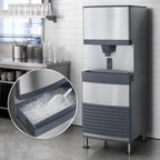 Thumbnail image #3 for Follett Products, LLC (Middleby) Symphony Plus 110FB414A-SI Freestanding Air-Cooled Chewblet Nugget Ice Dispenser, 90 lb Storage