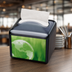 Thumbnail image #3 for Venue Tabletop Interfold Napkin Dispenser with Ad Insert Slot, 200 Capacity, Translucent Black Pearl