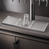Thumbnail image #3 for Perlick C18750-51-GRC Surface-Mount Drainer with Glass Rinser for Brew Pipe Towers, 51 Inch