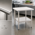 Thumbnail image #3 for Eagle Deluxe Series 30 x 24 Inch Stainless Steel Work Table with Adjustable Undershelf