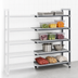 Thumbnail image #3 for Cambro Camshelving Elements XTRA 5-Tier Stationary Add-On Polymer Shelving Unit, 18 x 48 x 84 Inches, Vented, Speckled Gray
