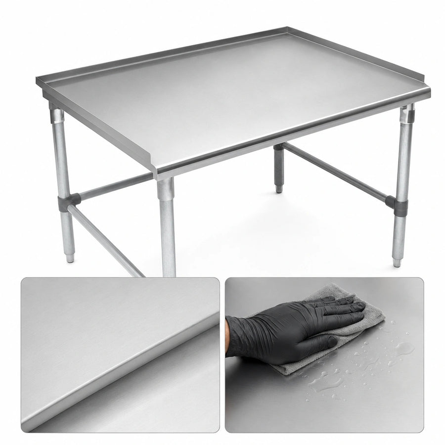 16-Gauge Stainless Steel Top