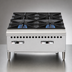 Thumbnail image #3 for Vulcan 12-Inch Countertop Gas Hotplate with 2 Open Burners, Stainless Steel, Natural Gas/LP Convertible