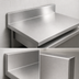 Thumbnail image #4 for John Boos 48-Inch x 25-Inch Stainless Steel Countertop with 6-Inch Boxed Backsplash