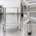Thumbnail image #3 for New Age H.D. Series All-Welded Heavy-Duty 2-Shelf Aluminum Shelving Unit, 60