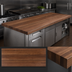 Thumbnail image #3 for Boos Block American Black Walnut Edge Grain Kitchen Countertop, 144 x 32 x 2-1/4 Inches