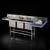 Thumbnail image #3 for Eagle Spec-Master FN Series Coved Corner Three-Compartment Sink with Right-Hand 18-Inch Drainboard, 73-1/2 Inch W