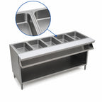 Thumbnail image #3 for Eagle Group Spec-Master SHT5OB-208-3 5-Well Electric Hot Food Table, Sealed Wells, Open Front Base, 79" Wide, 208V 3-Phase