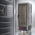 Thumbnail image #3 for Metro C5 3 Series Full Height Mobile Heated Holding Cabinet with Clear Polycarbonate Door and 35 Pan Capacity