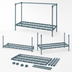 Thumbnail image #3 for Quantum Modular Wire Dunnage Rack, 42 x 18 x 34 Inches, Gray Epoxy Antimicrobial Finish
