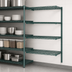 Thumbnail image #3 for Eagle Group Valu-Gard 4-Tier Add-On Wire Shelving Unit, 30 x 18 x 74 Inches, Green Epoxy