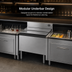 Thumbnail image #3 for Perlick Top Shelf TSD48IC10 48-Inch Modular Underbar Ice Bin/Cocktail Unit with 10-Circuit Cold Plate