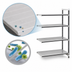 Thumbnail image #3 for Cambro Camshelving Elements XTRA 4-Shelf Solid Stationary Add-On Polymer Shelving Unit, 21