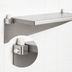 Thumbnail image #3 for Eagle Group Single-Knob Left Shelf Bracket for Cantilevered Shelving, 14 Inch, Stainless Steel