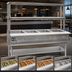 Thumbnail image #3 for Eagle Group 63-1/2-Inch Electric Hot Food Table with 4 Wet/Dry Sealed Wells and Double-Tier Flex-Master Overshelves
