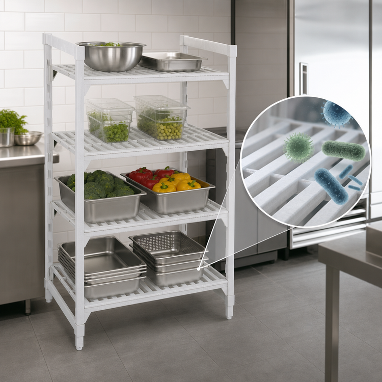 Product image #4 for Camshelving® Premium 4-Tier Vented Stationary Starter Unit, 24 Inch Deep x 36 Inch Wide x 84 Inch High, Speckled Gray