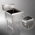 Thumbnail image #3 for John Boos B Series 1-Compartment 16-Gauge Stainless Steel Sink with Legs, 24