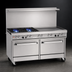 Thumbnail image #3 for Southbend Ultimate 60-Inch Gas Restaurant Range with 2 Open Burners, 48-Inch Griddle, and 2 Cabinets