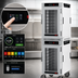 Thumbnail image #4 for Metro HotBlox Narrow Dual Cavity Mobile Insulated Holding Cabinet, Clear Door, Touchscreen Controls