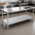 Thumbnail image #3 for 72-Inch x 30-Inch Galvanized Undershelf for Work Tables