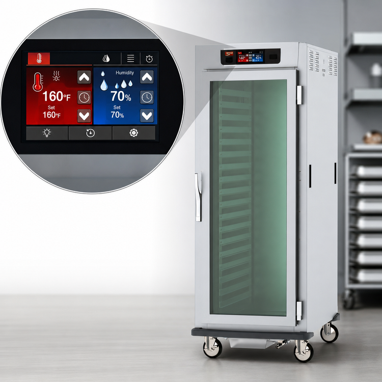 Product image #3 for Metro C5 9 Series Full Height Pass-Thru Controlled Humidity Heated Holding and Proofing Cabinet, 18 Full-Size Pan Capacity