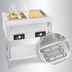Thumbnail image #3 for Serv-Ware 2-Well Electric Steam Table with Open Wells, 115V