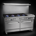 Thumbnail image #3 for Southbend Ultimate 60-Inch Gas Restaurant Range with 4 Open Burners, 36-Inch Griddle, Standard Oven and Convection Oven