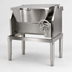 Thumbnail image #3 for Advance Tabco Set of 4 Stainless Steel Legs for Braising Pan & Tilt Skillet, 34 1/2 Inch High
