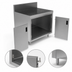 Thumbnail image #3 for Advance Tabco Prestige Free-Standing Underbar Drainboard Cabinet with Removable Hinged Doors, 36 x 25 x 36 Inches