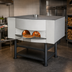 Thumbnail image #3 for Marra Forni Square Wood-Fired Pizza Oven with 83 x 31 Inch Brick Deck and Steel Stand