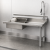 Thumbnail image #3 for Straight Soiled Dishtable with Pre-Rinse Sink, 72 Inch x 30 Inch, Right-to-Left