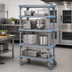 Thumbnail image #3 for Millenia Mobile Polymer Starter Shelving Unit, 4-Shelf, 60