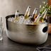 Thumbnail image #3 for American Metalcraft Hammered Aluminum Oval Beverage Tub, 16-1/4 Qt., Black
