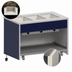 Thumbnail image #3 for Atlas Metal INFIH-2 Mobile Electric Hot Food Unit with 2 Full-Size Wells
