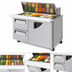 Thumbnail image #3 for Turbo Air Super Deluxe Two-Section Sandwich/Salad Mega Top Prep Table with 18-Pan Opening, 2 Drawers and 1 Door