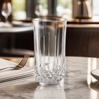 Thumbnail image #3 for American Metalcraft BHH19 19 oz Clear Tritan Plastic Highball Glass with Cut-Crystal Look Case of 2