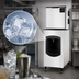 Thumbnail image #3 for Omcan Cube-Style Floor Model Ice Maker/Dispenser with 170 lb Bin and 350 lb/Day Production