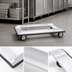 Thumbnail image #3 for Metro Super Erecta 48 x 24 Inch Aluminum Stock Truck Dolly with Wraparound Bumper and 8-Inch C-Plate Casters